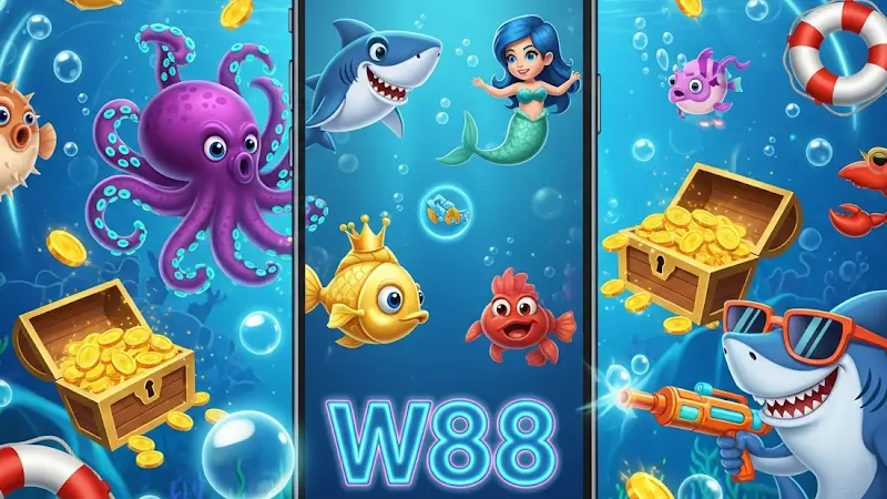 Trải Nghiệm Sân Chơi Giải Trí Hấp Dẫn Bắn Cá Đổi Thưởng W88